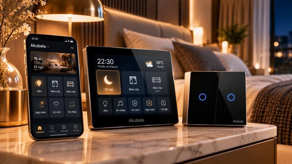 Điều khiển cả nhà từ phòng ngủ bằng cách nào?
