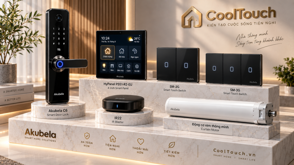 Lợi ích khi lắp Combo nhà thông minh cho căn hộ 1PN